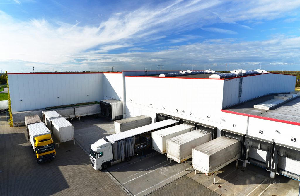 Plateforme logistique en zone d’activités