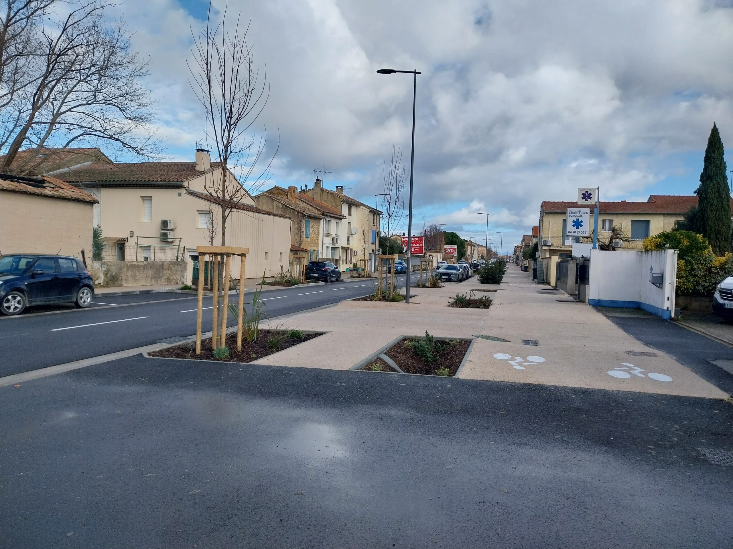 photo résultat du projet pour la piste cyclable sur l
